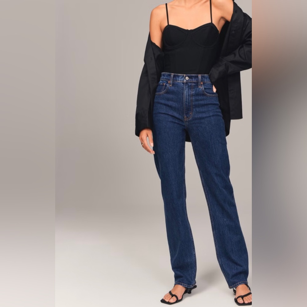 CURVE LOVE 90s STRAIGHT ULTRA HIGH RISE JEAN NWT
